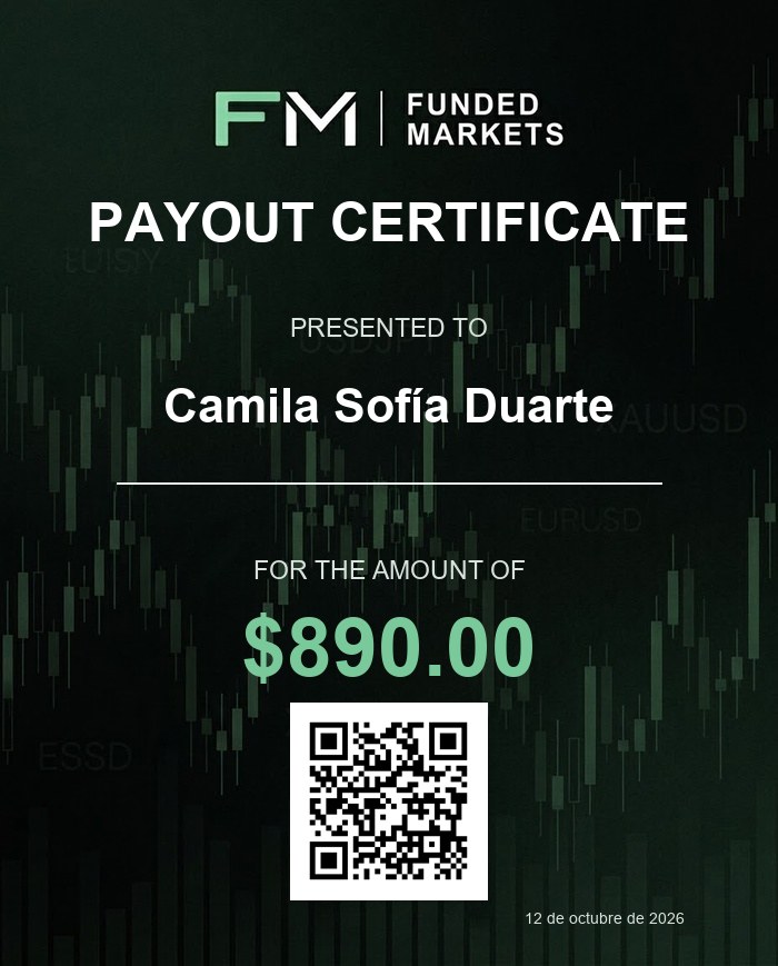Certificado de pago Funded Markets